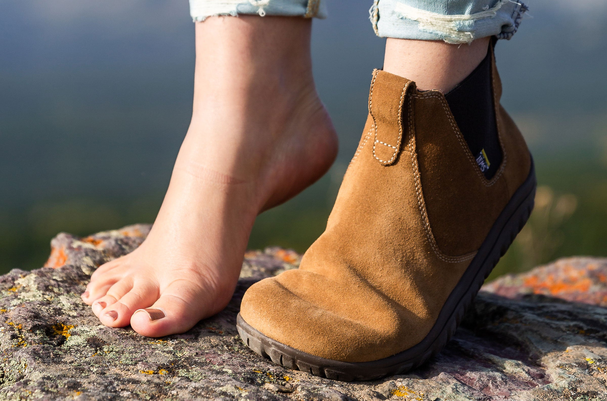 Women's Chelsea Suede Barefoot Boot - Image 2